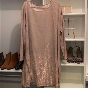 Sparkly blush dress